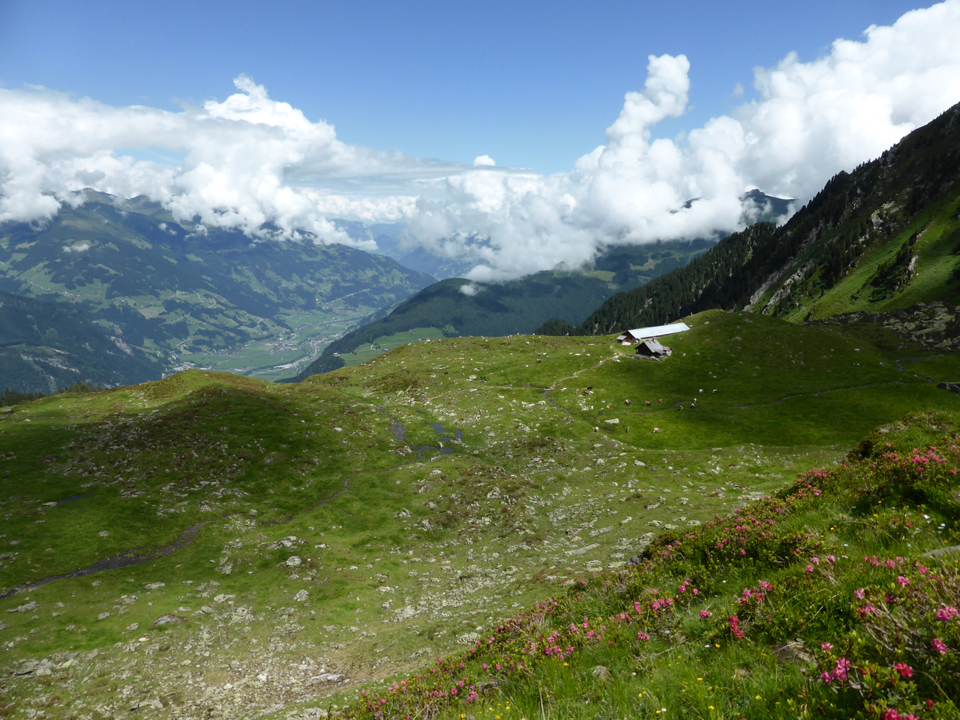Clouds over the Zillertal